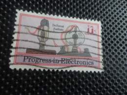 TIMBRE :  US Poste Aérienne #C86 - DeForest Audions (1973) 11¢ - Gebraucht
