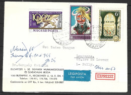 HONGRIE. N°2298 De 1973 Sur Enveloppe Ayant Circulé. Carnaval De Mohacz. - Carnaval