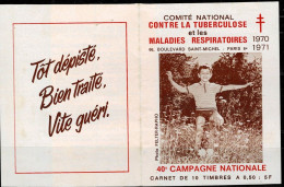 Comité National De Défense Contre La Tuberculose 40 ème Campagne 1970/1971 - Antituberculeux