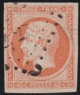 France  .  Y&T   .     16      .   O      .    Oblitéré - 1853-1860 Napoléon III.