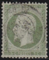 France  .  Y&T   .     20       .   O      .    Oblitéré - 1862 Napoleone III