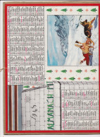 Almanach Des PTT 1965, Luge, Chien, Neige, Montagne, Amiens, Somme, Très Bon état, - Big : 1961-70