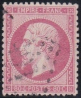 France  .  Y&T   .     24  (2 Scans)       .   O      .    Oblitéré - 1862 Napoleon III