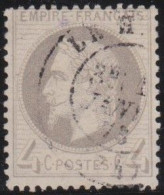 France  .  Y&T   .     27  (2 Scans)      .   O      .    Oblitéré - 1863-1870 Napoleon III With Laurels