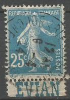 SEMEUSE  N° 140 Pub Evian  OBL / Used / - Used Stamps