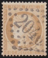 France  .  Y&T   .     36  (2 Scans)     .   O      .    Oblitéré - 1870 Siege Of Paris