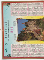 Almanach Des PTT 1961, Château De Rochelambert (Haute Loire) - Grand Format : 1961-70