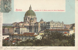 CARTOLINA PRIMI 900 ROMA BASILICA S.PIETRO (217A - San Pietro