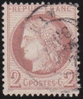 France  .  Y&T   .     51     .   O      .    Oblitéré - 1871-1875 Ceres