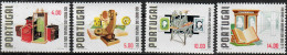 1978 Museu Dos CTT AF 1411-4 / Sc 1411-4 / YT 1404-7 / Mi 1424-7 Novo / MNH / Neuf / Postfrisch [zro] - Neufs