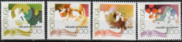 1977 Educação Permanente  AF 1336-9 / Sc 1338-41 / YT 1346-9 / Mi 1366y-9y Novo / MNH / Neuf / Postfrisch [zro] - Nuovi