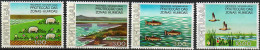 1976 Protecção Das Zonas Húmidas AF 1305-8 / Sc 1307-10 / YT 1315-8 / Mi 1335-8 Novo / MNH / Neuf / Postfrisch [zro] - Neufs