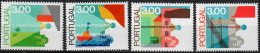 1976 Alfabetização AF 1292-5 / Sc 1294-7 / YT 1302-5 / Mi 1322y-5y Novo / MNH / Neuf / Postfrisch [zro] - Neufs