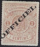 Luxembourg -Luxemburg - Timbres  - Armoire  1875     1 C.   * Officiel     Michel  1 IA           VC.  55,- - 1859-1880 Stemmi