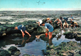 CPM - Pêche à PIED - Dans Les Rochers Joie De La Pêche ... Edition Artaud Gaby - Pays De La Loire