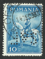 Rare ROMANIA Perfin Perforé ,,S&F'' CERNAUTI-Catalog Of Romanian Perfins Laszlo Eros  B RARE ( 6-20 Examples Reported ) - Usati