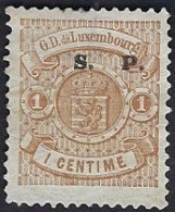 Luxembourg -Luxemburg - Timbres  - Armoire  1882    1C.   S.P.   *   Dent: 13,5    Michel 27 II    VC. 50,- - 1859-1880 Armoiries