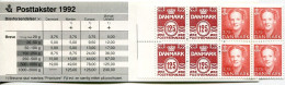 Dänemark Denmark Markenheftchen Booklet # H38 - Postfrisch/MNH - Queen And Wave Line Type - Booklets