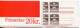 Dänemark Denmark Markenheftchen Booklet # H33 - Postfrisch/MNH - Queen And Digit Type - Carnets