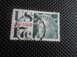 TIMBRE :  1971 - 17c Airmail Statue Of Liberty - Usati