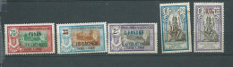 LOT DE  5 TIMBRES D' Inde Française Neufs Sans Gommes (*)  -  Aab30508 - Unused Stamps