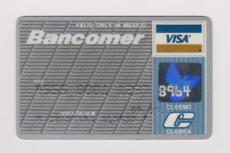 Bancomer MEXICO - Old VISA  Expired - Credit Cards (Exp. Date Min. 10 Years)