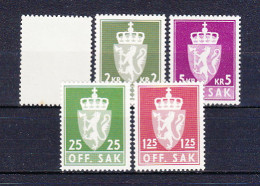 Norvegia Nuovi:  Servizio  N. 94-8 - Dienstzegels