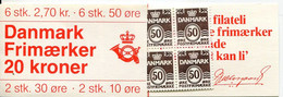 Dänemark Denmark Markenheftchen Booklet # H27 - Postfrisch/MNH - Queen And Digit Type - Carnets
