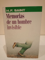 Memorias De Un Hombre Invisible. Harry F. Saint. Círculo De Lectores. 1989. 508 Páginas. - Acción, Aventuras