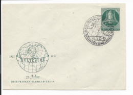 Berlin PU 12 - 10 Pf  Glocke - Umschlag Weltesche 1952m. Blanko Sonderstempel - Private Covers - Used