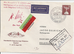 Berlin PU 19 D 2/05 - 25 Pf Bauten II Umschlag Helgoland M. SST Verw - Enveloppes Privées - Oblitérées