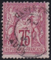 France  .  Y&T   .    71   .   O      .    Oblitéré - 1876-1898 Sage (Type II)