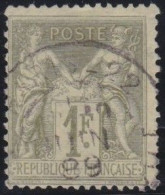 France  .  Y&T   .    82   .   O      .    Oblitéré - 1876-1898 Sage (Tipo II)