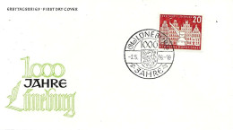 1000 Anivº De La Ville De Lünebourg 1956 FDC Yvert 106 - 1948-1960