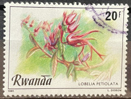 RWANDA -  (0) - 1981 - # 980 - Gebruikt