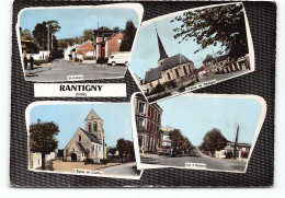 Rantigny  Multivues Edit Cim  .  Manque Timbre.  St Gobain - Cauffry - 4 Routes-eglise - Rantigny