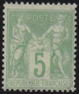 France  .  Y&T   .    102   .   (*)    .    Neuf Sans Gomme - 1898-1900 Sage (Tipo III)