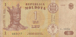 MOLDOVA 1 LEU - VF (BA82 - Moldavie