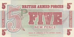 BRITISCH ARMED FORCES -5 NEW PENCE-UNC (BA80 - Autorità Militare Britannica