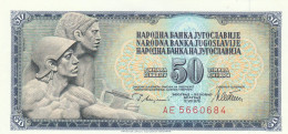 YUGOSLAVIA 50 DINARI -UNC (BA113 - Yougoslavie