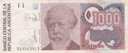 ARGENTINA 1000 AUSTRALES - VF (BA134 - Argentine