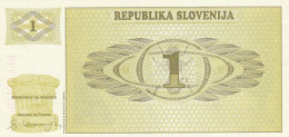 SLOVENIA 1 TOLAR - AU (BA125 - Slowenien