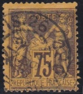France  .  Y&T   .    99  (2 Scans)   .   O      .    Oblitéré - 1876-1898 Sage (Type II)
