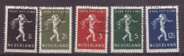 Nederland / Niederlande / Pays Bas NVPH 327 T/m 331 Used (1939) - Gebruikt