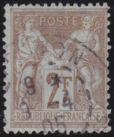 France  .  Y&T   .    105  (2 Scans)    .   O      .    Oblitéré - 1898-1900 Sage (Type III)