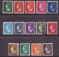 Nederland / Niederlande / Pays Bas NVPH 332 T/m 345 Used (1940) - Gebruikt