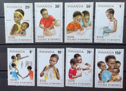 RWANDA -  MNH** - 1981 - # 984/991 - Used Stamps