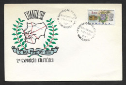 Angola Portugal Cachet Commémoratif Expo Philatelique Cuanza Sul Caféier Café 1964 Event Pmk Novo Redondo Coffee Plant - Other & Unclassified