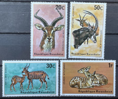 RWANDA -  MNH** - 1975 - # 611/614 - Gebruikt