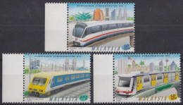 F-EX44763 MALAYSIA MNH 1998 MODERNSATION OF RAILROAD RAILWAYS.  - Malaysia (1964-...)